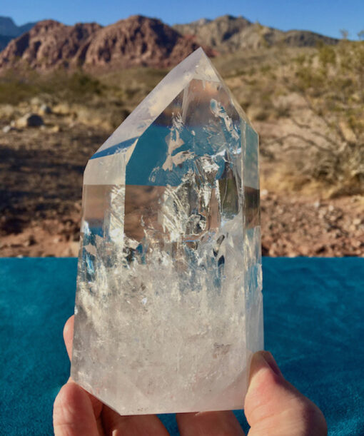 Rainbow Clear Quartz Crystal Healer