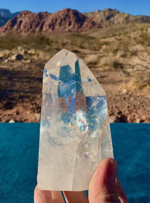 Rainbow Clear Quartz Crystal Healer